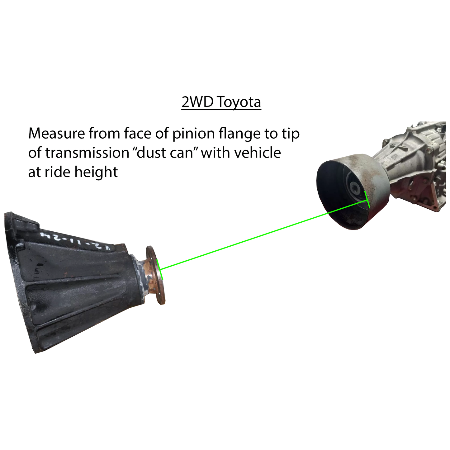 First Gen Sequoia 2wd Aluminum Driveshaft