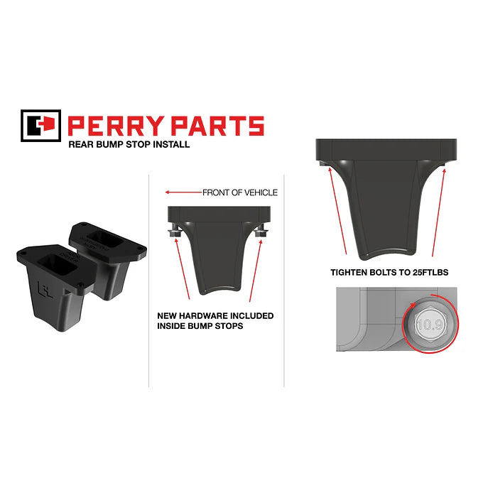 Perry Parts AB2R Rear Bump Stops