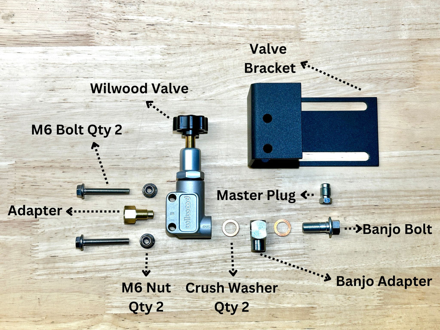 Wilwood Manual Proportioning Valve Kit (LSPV Delete)