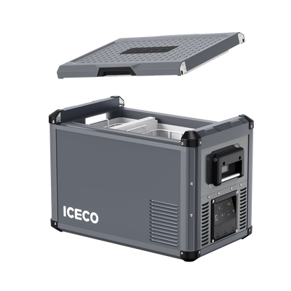 VL45ProD Dual Zone Portable Freezer - Gray | ICECO