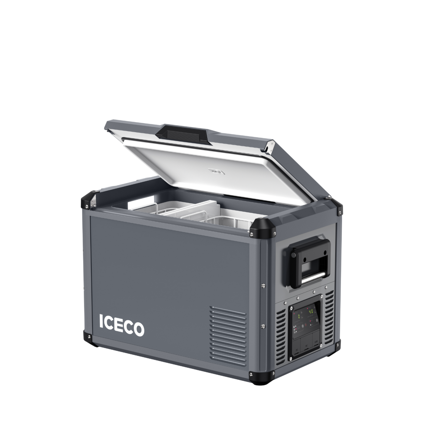 VL45ProD Dual Zone Portable Freezer - Gray | ICECO